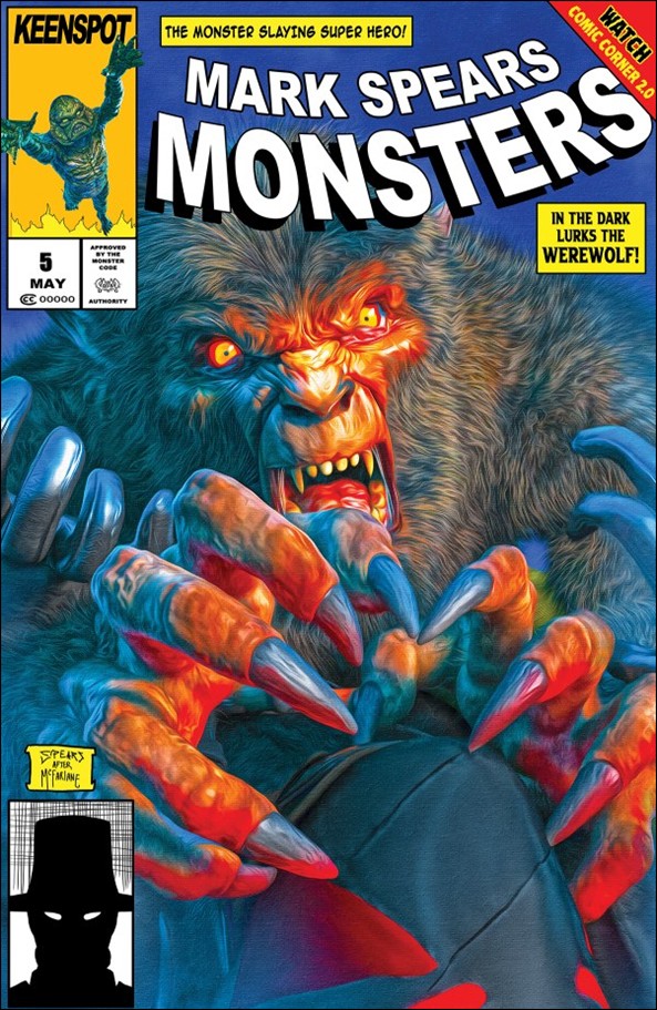 Mark Spears Monsters issue 5-C Mark Spears Homage Cover