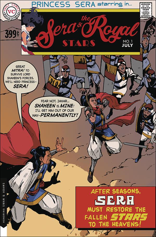 Sera & the Royal Stars issue 1-C Tim Daniel Cover