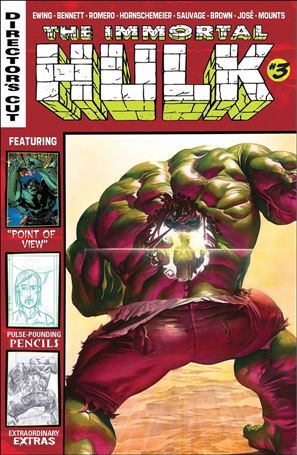 Immortal Hulk issue 3-F Alex Ross Director's Cut Cover