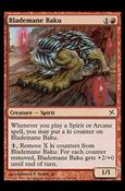 Magic the Gathering: Betrayers of Kamigawa (Base Set) card 95 Blademane Baku
