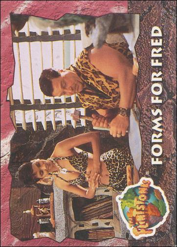 Flintstones: The Movie (Base Set) card 45 Forms for Fred