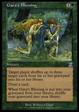Magic the Gathering: Time Spiral (Timeshifted Subset) card 77 Gaea's Blessing