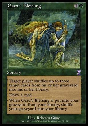 Magic the Gathering: Time Spiral (Timeshifted Subset) card 77 Gaea's Blessing