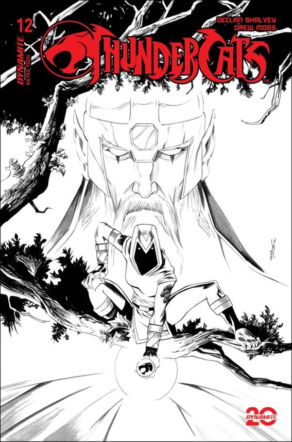 Thundercats (2024) issue 12-O Declan Shalvey B&W 1:15 Cardstock Cover