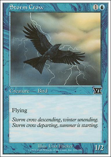 Magic the Gathering: 6th Edition (Base Set) card 101 Storm Crow