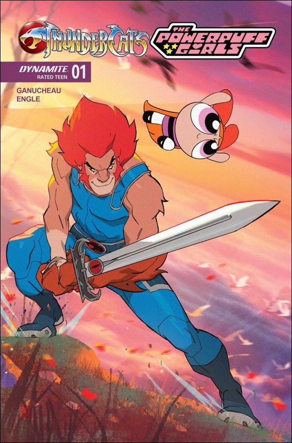 ThunderCats / The Powerpuff Girls issue 1-C Coran Kizer Stone Cardstock Cover