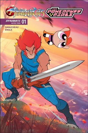 ThunderCats / The Powerpuff Girls issue 1-C Coran Kizer Stone Cardstock Cover