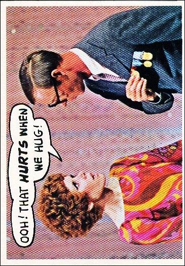Laugh-In (Base Set) card 1 Ooh! That Hurts When We Hug!