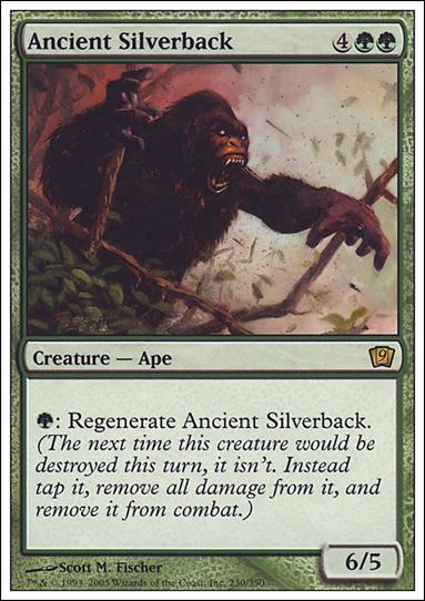 Magic the Gathering: 9th Edition (Base Set) card 230 Ancient Silverback
