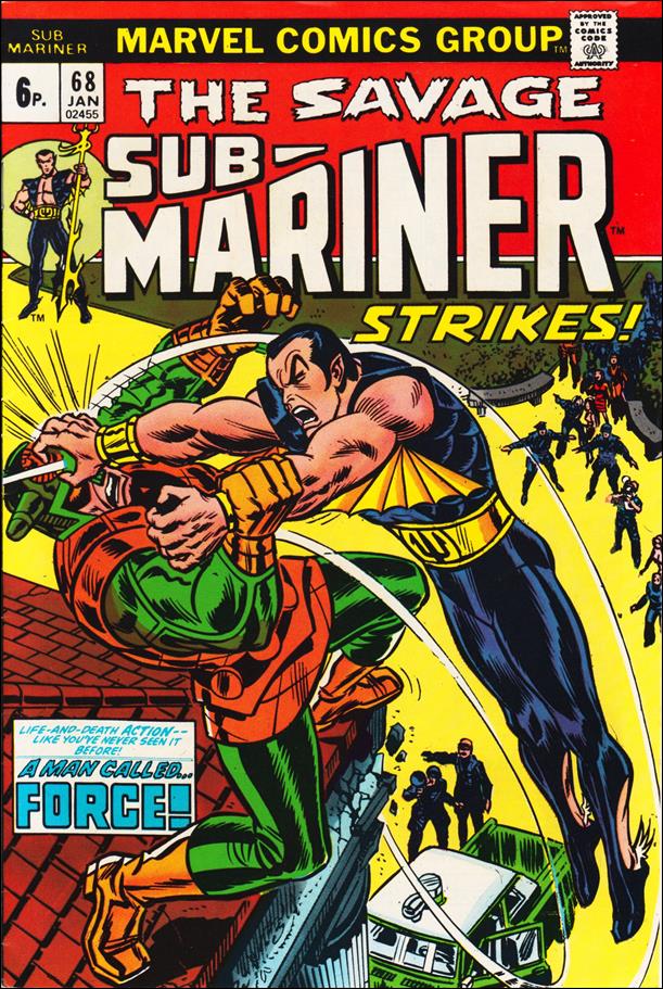 Sub-Mariner (1968) issue 68-B UK Price Cover
