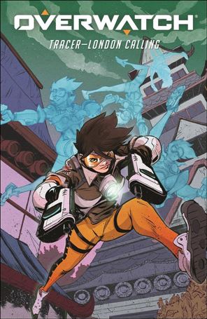 Overwatch: Tracer - London Calling issue 5-B Sanford Greene Cover