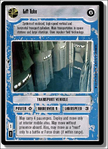 Star Wars: Premiere Limited (Base Set) card 310 Lift Tube