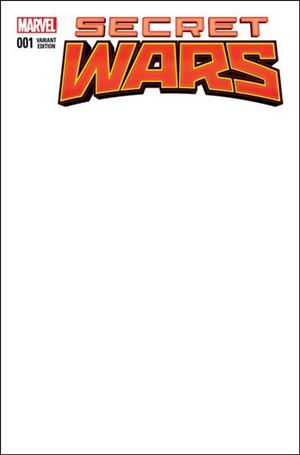 Secret Wars issue 1-I Blank/Sketch Cover