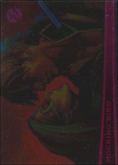 Marvel Dangerous Divas (Parallel Foil Base Set) card 70 Mocking Bird