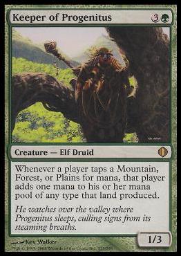 Magic the Gathering: Shards of Alara (Base Set) card 135 Keeper of Progenitus