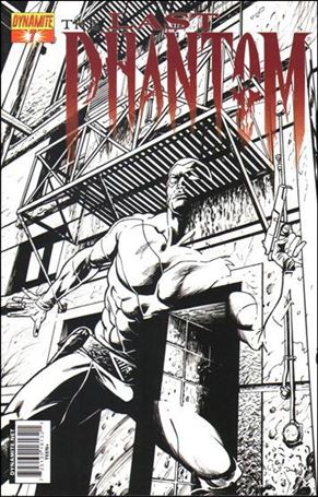Last Phantom issue 7-F Stephen Sadowski 1:10 Black & White Cover