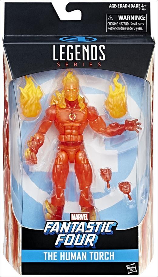 Marvel Legends Infinite (Fantastic Four) figure 3 Human Torch