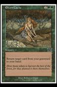 Magic the Gathering: 6th Edition (Base Set) card 224 Elven Cache