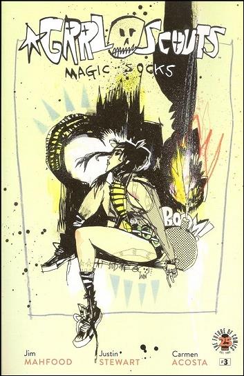 Grrl Scouts: Magic Socks issue 3 Jim Mahfood Cover