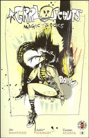 Grrl Scouts: Magic Socks issue 3 Jim Mahfood Cover