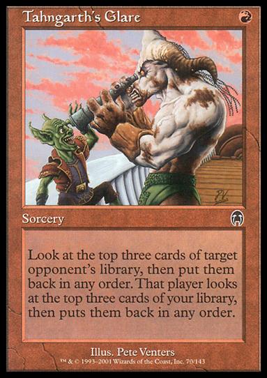 Magic the Gathering: Apocalypse (Base Set) card 70 Tahngarth's Glare
