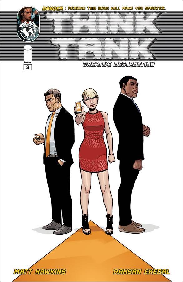 Think Tank: Creative Destruction issue 3-B Alternate Cover