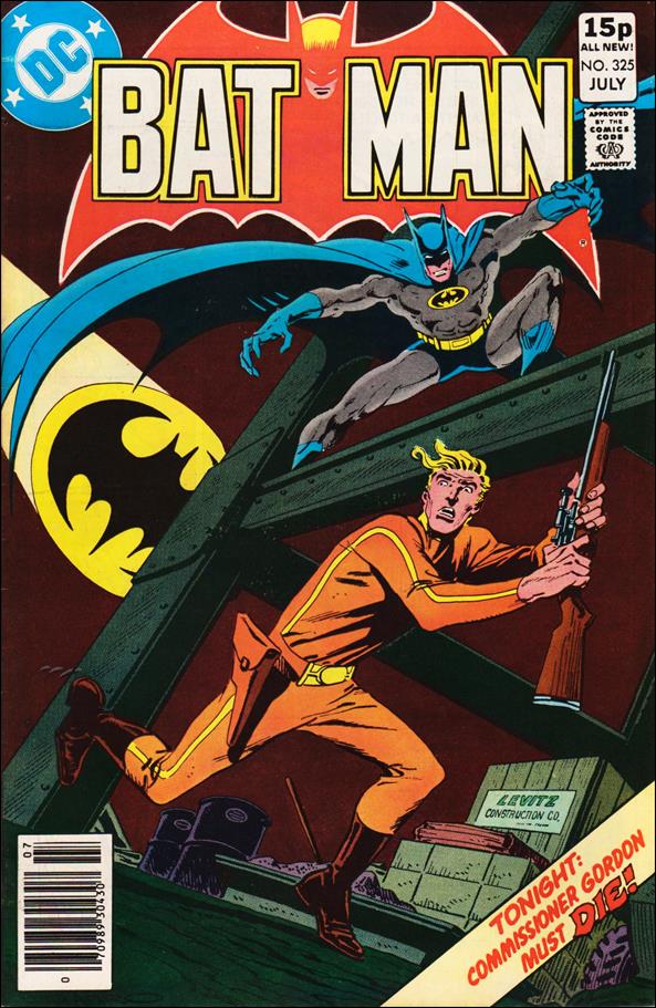 Batman (1940) issue 325-B UK Price Cover