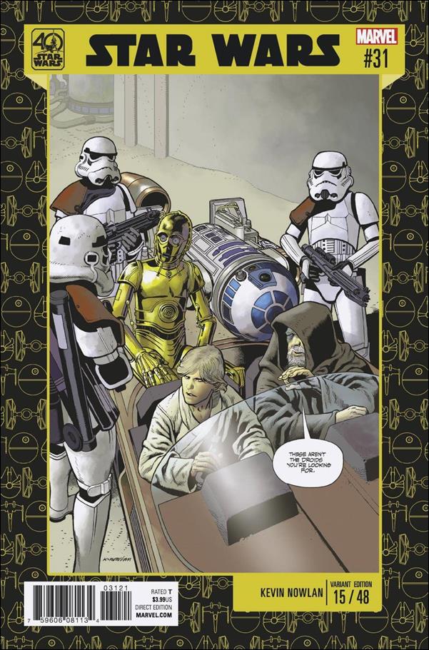 Star Wars (2015) issue 31-C Kevin Nowlan Star Wars 40th Anniversary Cover