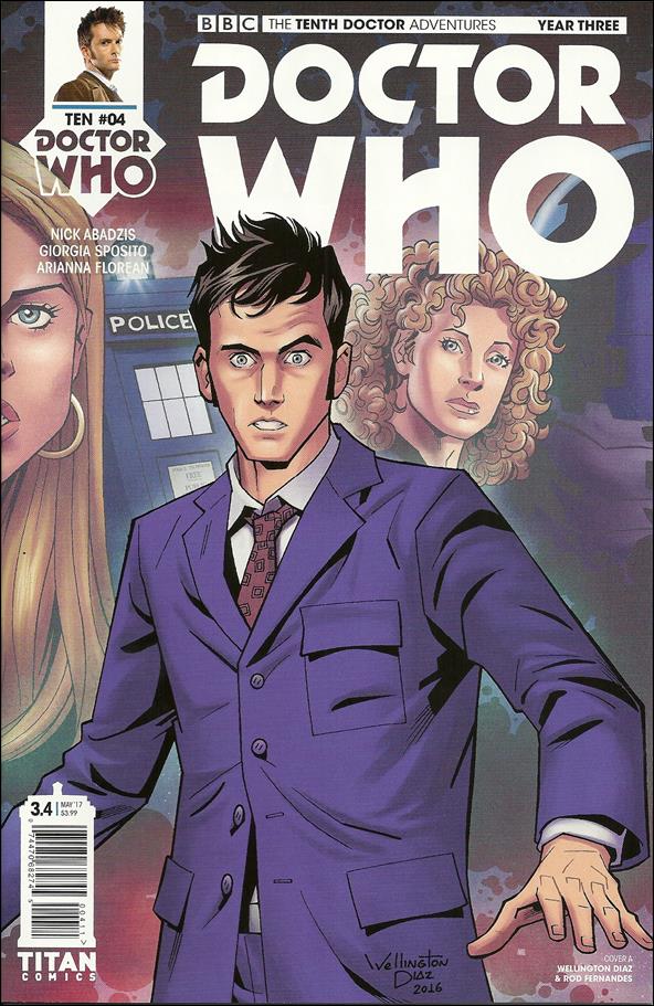 Doctor Who: The Tenth Doctor Year Three issue 4 Wellington Diaz Cover
