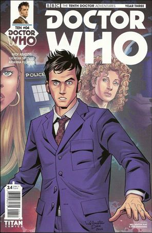 Doctor Who: The Tenth Doctor Year Three issue 4 Wellington Diaz Cover