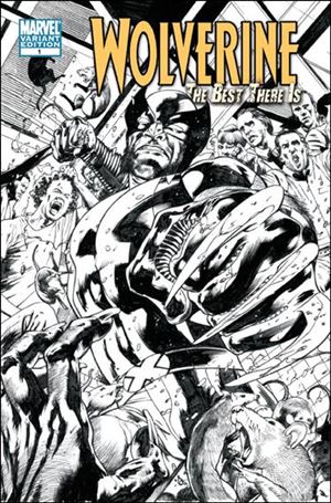Wolverine: The Best There Is issue 1-E Bryan Hitch 1:100 Sketch Cover