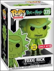 POP! Animation figure 335 Toxic Rick (Glow) Target Exclusive