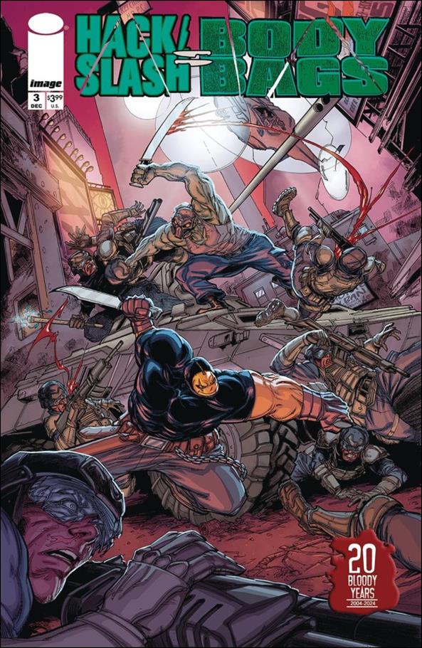 Hack/Slash / Body Bags issue 3-B Steve Kurth Cover