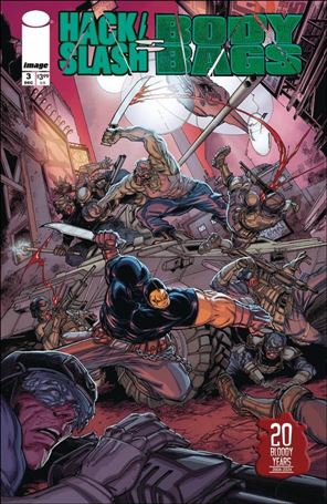 Hack/Slash / Body Bags issue 3-B Steve Kurth Cover