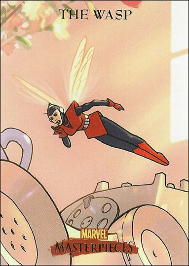 2007 Marvel Masterpieces (Parallel Foil Base Set) card 89 The Wasp