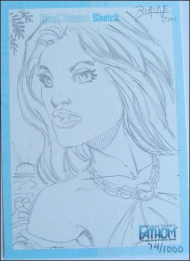 Michael Turner's Fathom (Sketch Card Subset) card Blaine-C Aspen III