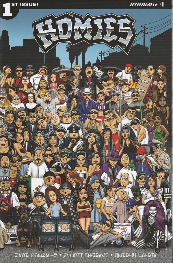 Homies issue 1-B David Gonzalez Cover