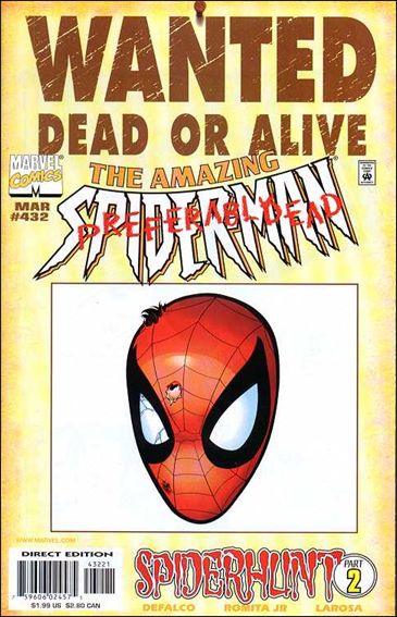 Amazing Spider-Man (1963) issue 432-B "Wanted Poster" Cover