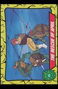 Teenage Mutant Ninja Turtles: Series 1 (Base Set) card 45 The Rescue of April
