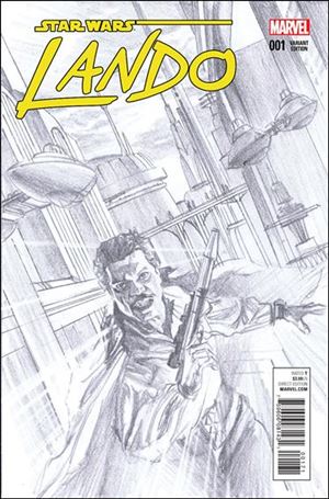 Lando issue 1-G Alex Ross 1:200 Sketch Cover
