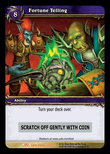 World of Warcraft: Through the Dark Portal (Loot Subset) card 3 Fortune Telling