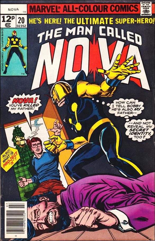 Nova (1976) issue 20-B UK Price Cover