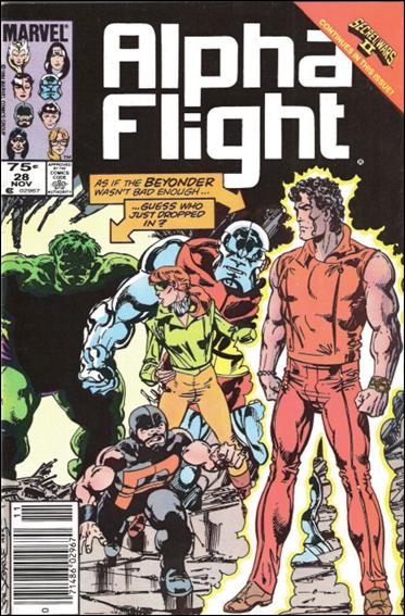 Alpha Flight (1983) issue 28-B Canadian Price Cover