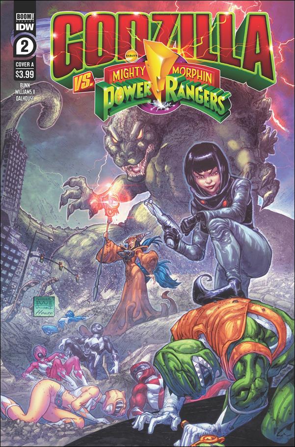 Godzilla vs the Mighty Morphin Power Rangers issue 2 Freddie Williams II Cover
