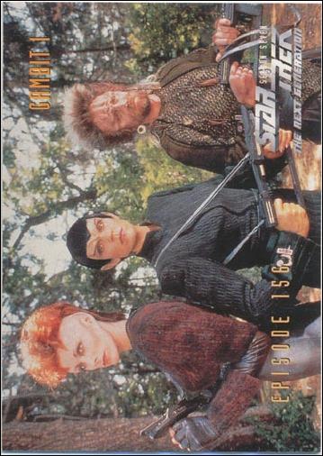 Star Trek: The Next Generation - The Episode Collection Season Seven (Base Set) card 655 Gambit I, Episode 156-A