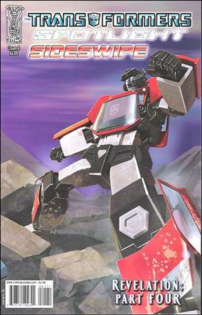Transformers Spotlight issue nn19 Sideswipe - E.J. Su Standard Cover
