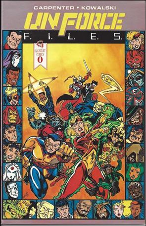 U.N. Force Files issue 0-B Gold Cover