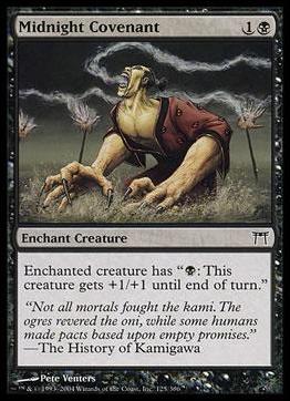 Magic the Gathering: Champions of Kamigawa (Base Set) card 125 Midnight Covenant