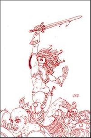 Red Sonja: Price of Blood issue 1-S Joseph Michael Linsner Red Line Art Virgin Cover