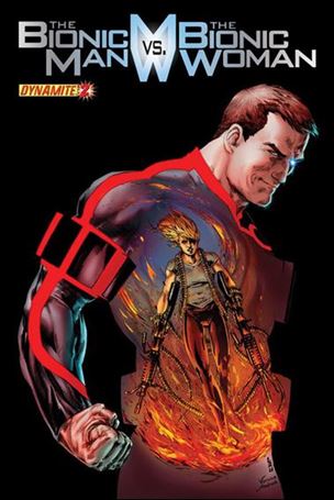 Bionic Man vs the Bionic Woman issue 2-B Jonathan Lau Cover